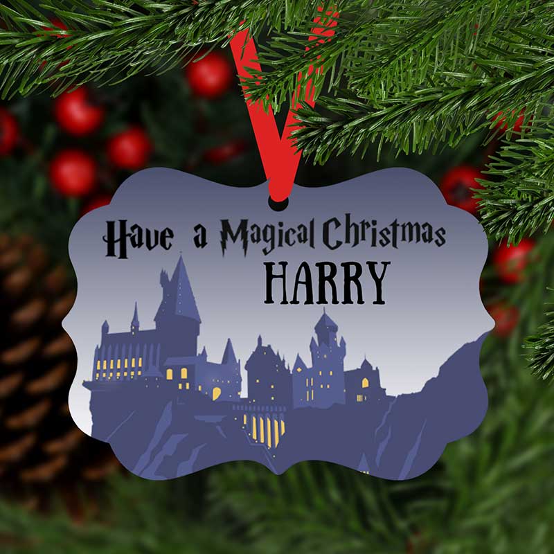 Magical Christmas Personalised Christmas Ornament